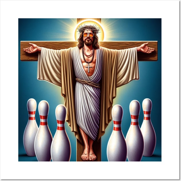 The Dude as Jesus Wall Art by Iceman_products